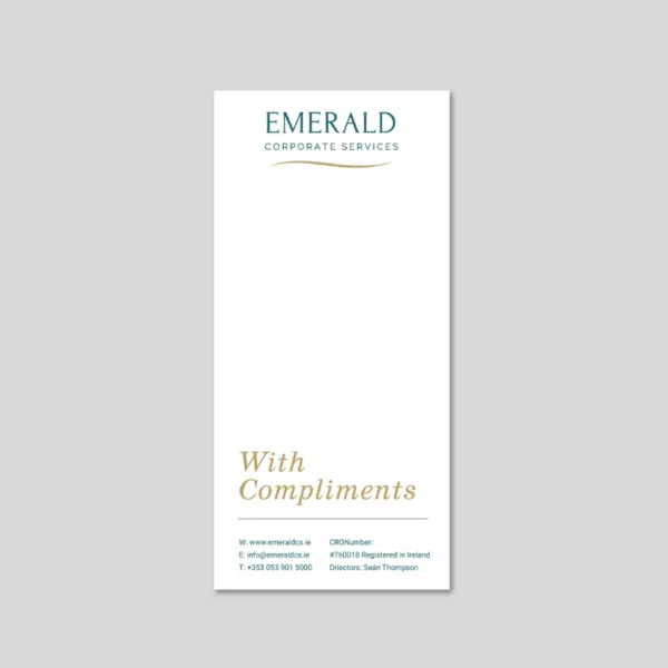 DL Compliment Slip